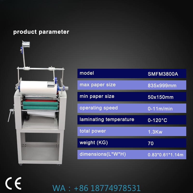 Laminator A3 Hot - A3 Sıcak Soğuk Laminasyon Makinesi Folyo