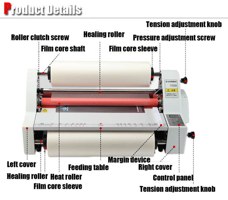 WD-V350S Masaüstü A3 A4 Boyutl - Laminator A3 Hot incelemesi ve fiyatı